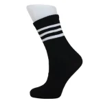 Look-Socks-Beyaz-Çizgili-Siyah-Kolej-Çorap