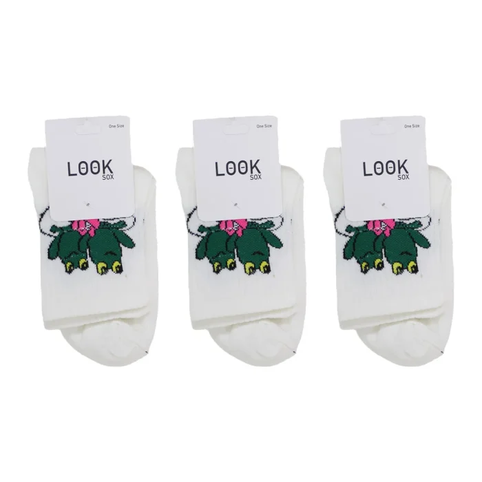 Look-Socks-Kurbağa-Desenli-Kolej-Çorap-3-Adet