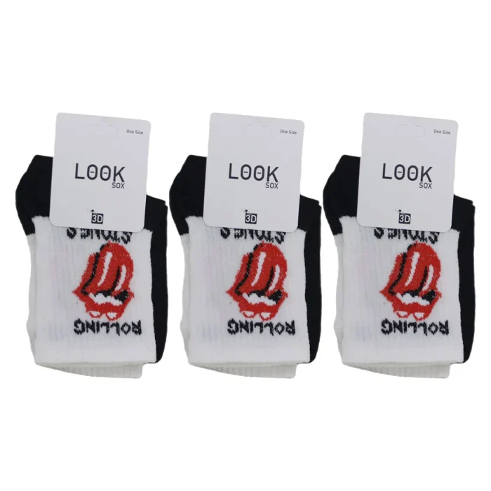 Look-Socks-Rolling-Stones-Kolej-Çorap-3-Adet