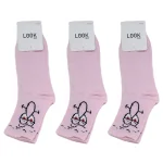 Look-Socks-Squidward-Dokunaç-Karakter-Desenli-Pembe-Kolej-Çorap-3-Adet