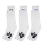 Look-Socks-Tom-ve-Jerry-Karakter-Desenli-Beyaz-Kolej-Çorap-3-Adet