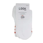 Look-Socks-Turuncu-Çizgili-Beyaz-Kolej-Çorap-4